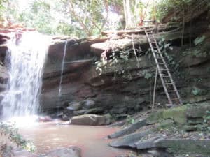 Down the waterfall